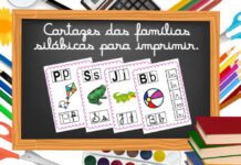 Cartazes das Famílias Silábicas Para Imprimir Cartazes das famílias silábicas para imprimir