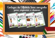 Cartazes do Alfabeto tema corujinha para imprimir e decorar Cartazes do Alfabeto tema corujinha para imprimir e decorar