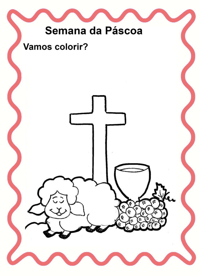 atividades para colorir verdadeira páscoa