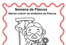 Atividade Páscoa Cristã (4) atividades para colorir verdadeira páscoa