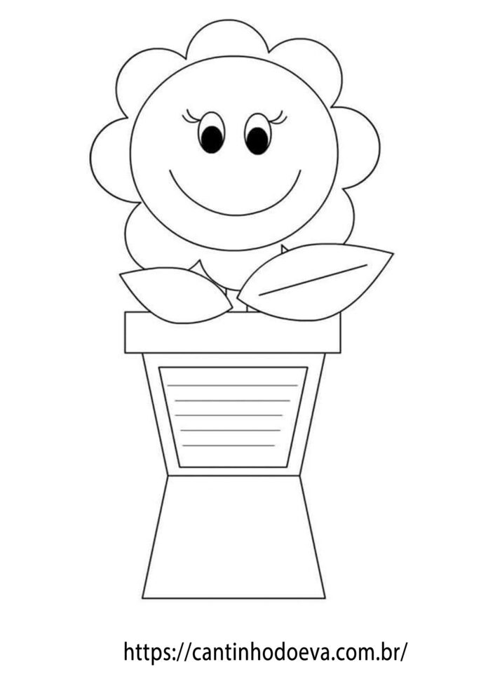 Cartão dia das mães para colorir e imprimir