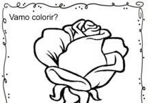 Flores para colorir (1) Flores para colorir