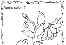Flores para colorir (3) flores para colorir