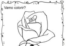 Flores para colorir (4) flores para colorir