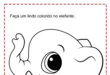 Elefante para Colorir (2) elefante para colorir