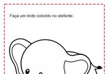 Elefante para Colorir (3) elefante para colorir