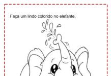 Elefante para Colorir (5) elefante para colorir