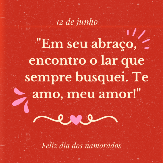 Mensagem para o Dia dos Namorados