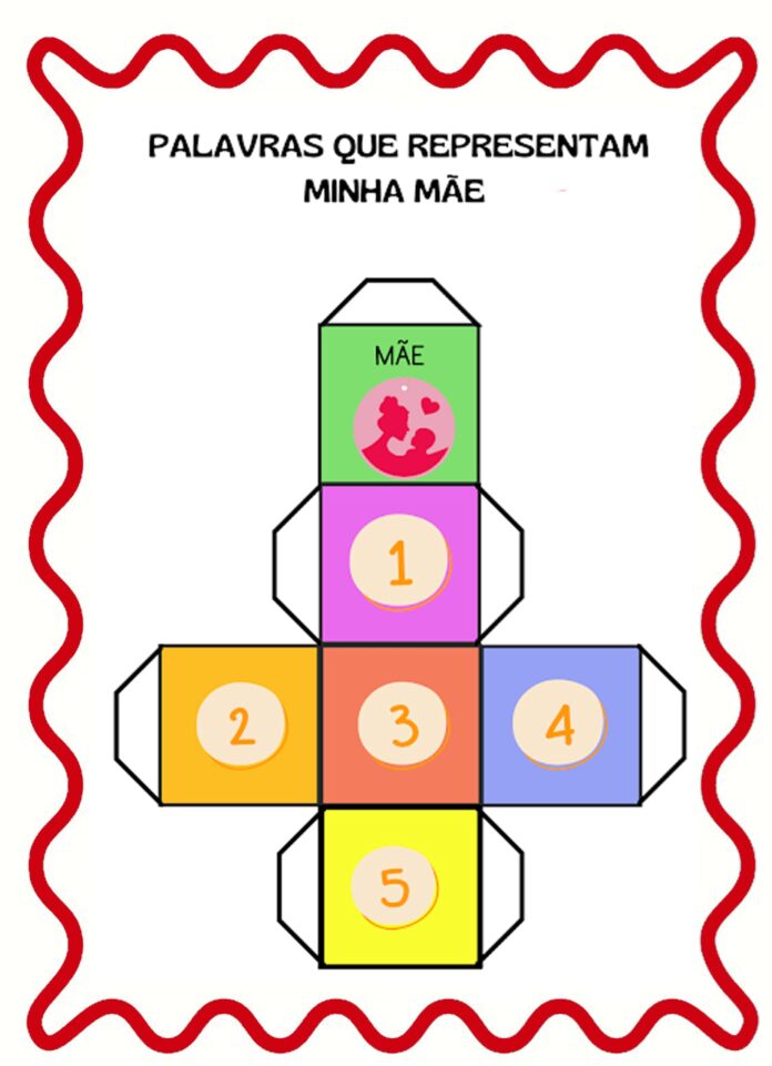 atividade dia das maes maternal