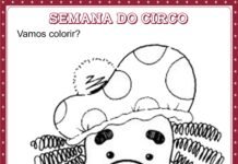 Desenho para colorir de Circo (1) desenho para colorir de circo