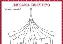 Desenho para colorir de Circo (3) desenho para colorir de circo