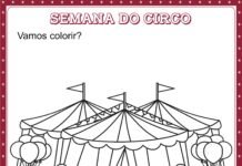 Desenho para colorir de Circo (4) desenho para colorir de circo