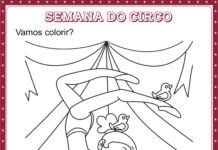 Desenho para colorir de Circo (5) desenho para colorir de circo