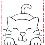 gatinho para colorir
