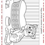 gatinho para colorir