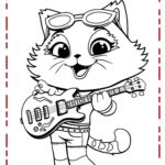gatinho para colorir