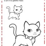 gatinho para colorir