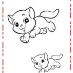 gatinho para colorir