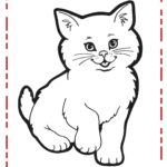 gatinho para colorir