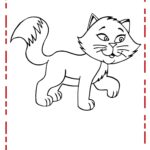 gatinho para colorir