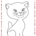 gatinho para colorir