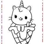 gatinho para colorir