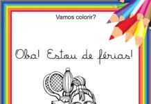 Atividade para Colorir Boas Férias (6) atividade para colorir boas férias