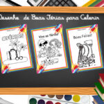 atividade para colorir boas férias