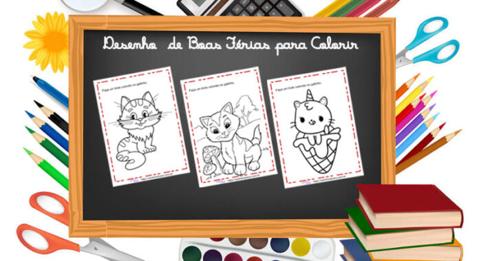 gatinho para colorir