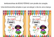 Lembrancinha Boas Férias Educação Infantil (4) lembrancinha boas ferias educação infantil
