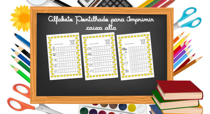 Alfabeto Pontilhado para Imprimir