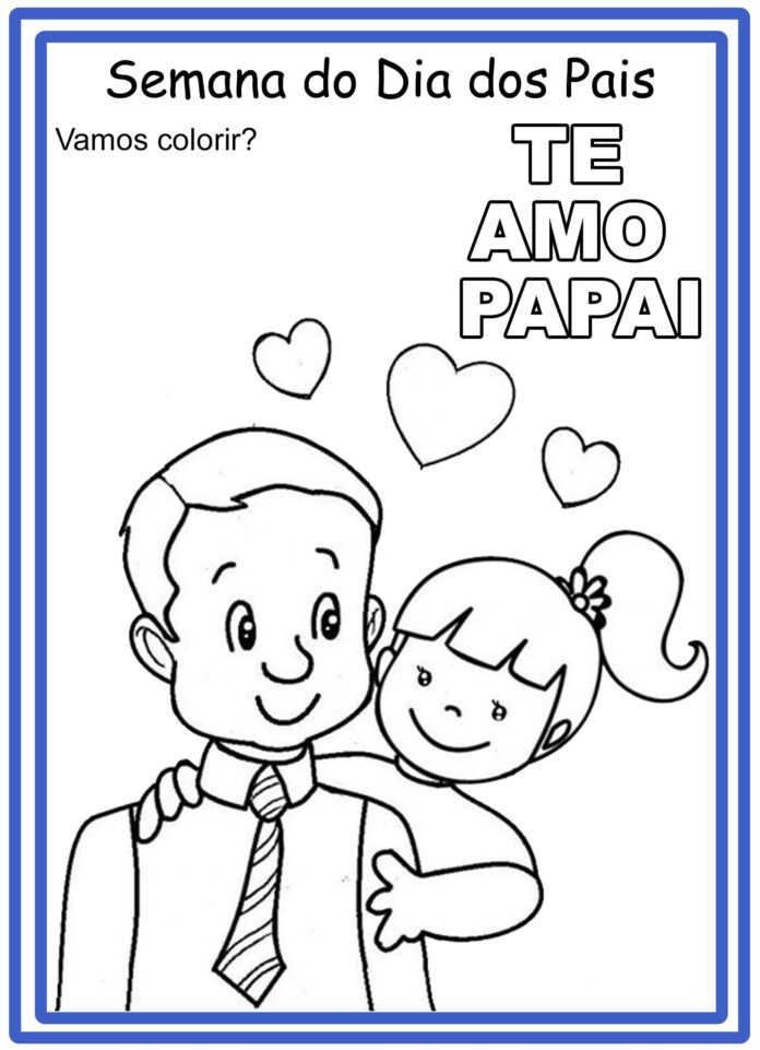 atividade dia dos pais educação infantil