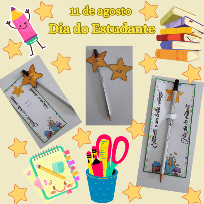 lembrancinha dia do estudante