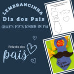 Lembrancinha Dia dos Pais Gravata porta bombom em EVA – 1