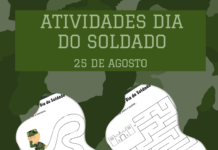 Atividades Dia do Soldado atividades dia do soldado