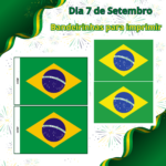 bandeirinha do brasil para imprimir