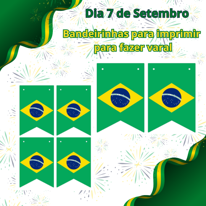 bandeirinhas para imprimir