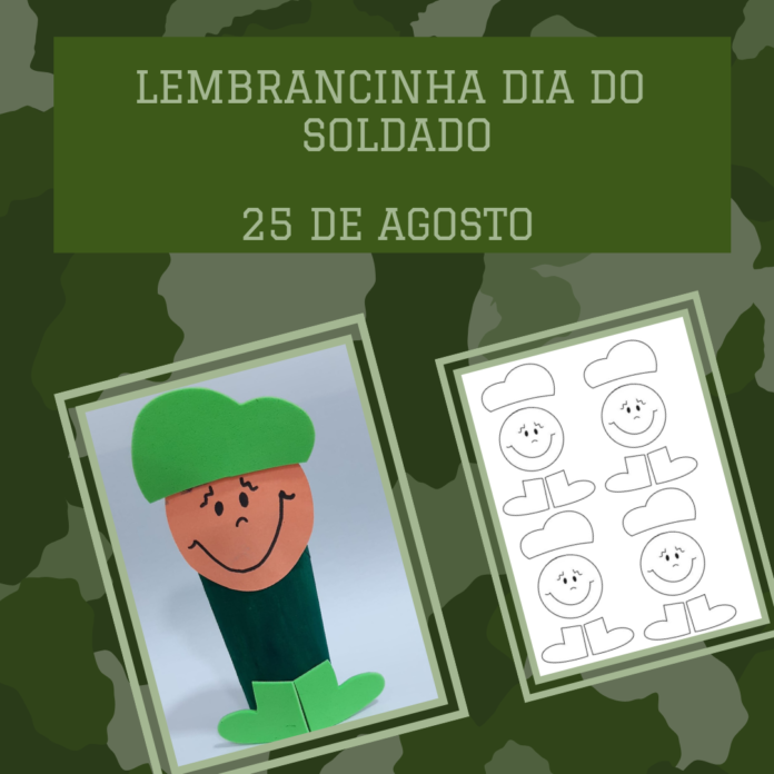 dia do soldado lembrancinha