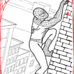 homem aranha para colorir