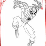 homem aranha para colorir