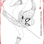 homem aranha para colorir