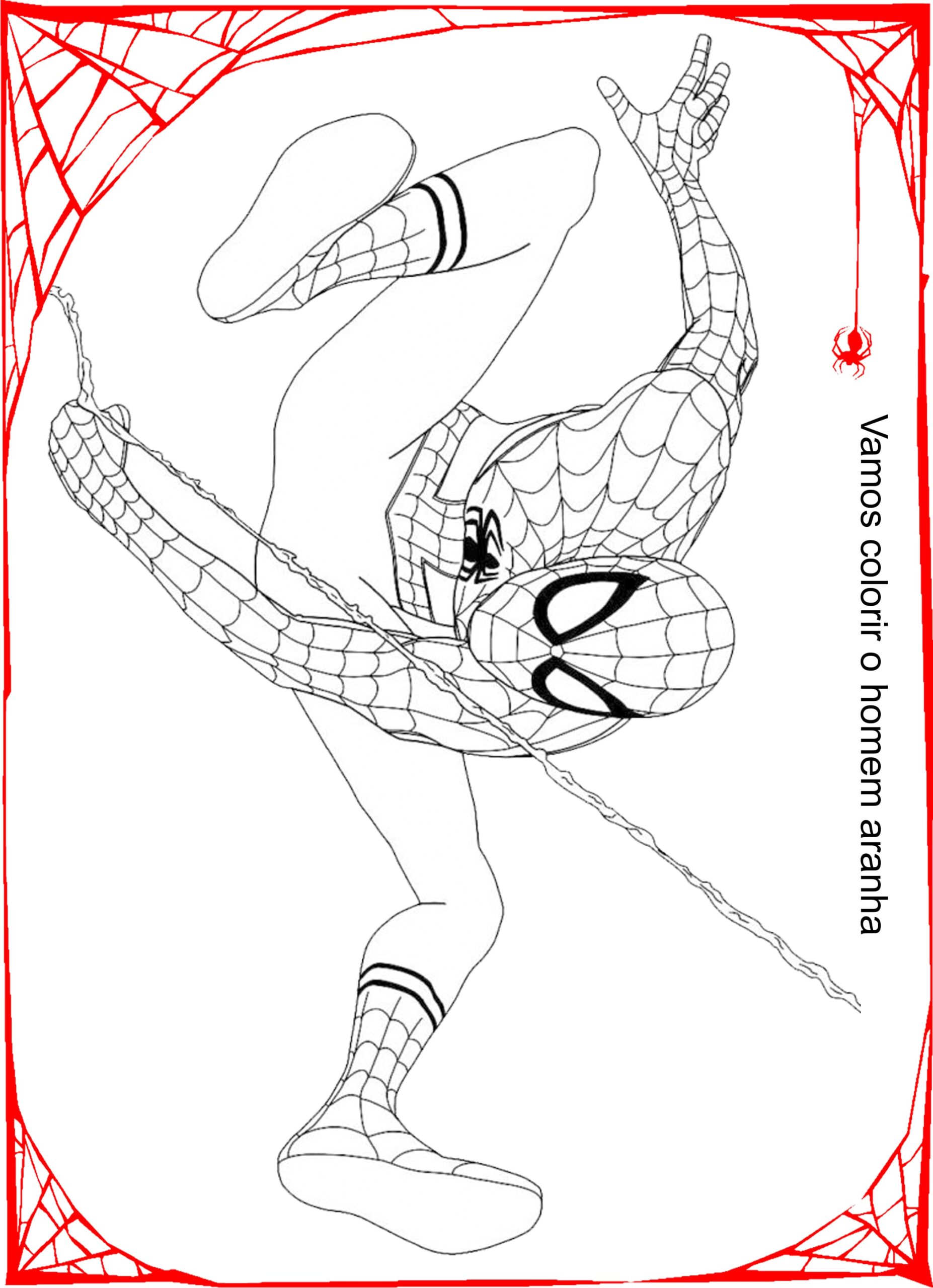 Homem-Aranha para Colorir: Uma Aventura Criativa