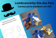 Lembrancinha Dia dos Pais EVA lembrancinha dia dos pais eva