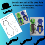 lembrancinha dia dos pais eva com molde