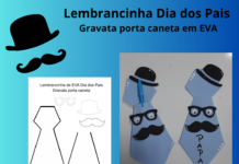 Lembrancinha para o Dia dos Pais em eva lembrancinha para o dia dos pais em eva