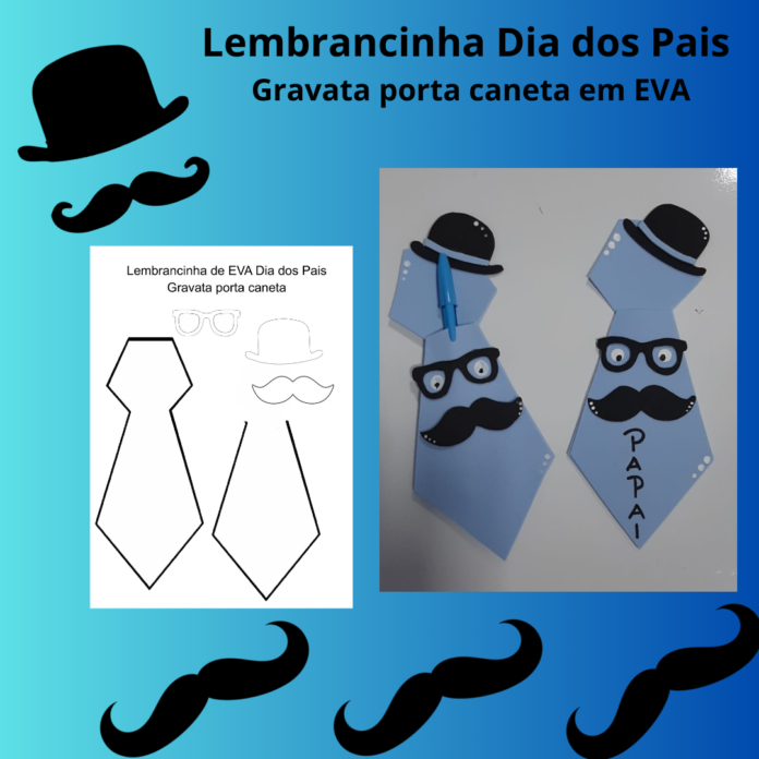 lembrancinha para o dia dos pais em eva
