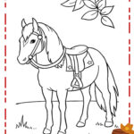 desenho de cavalo para colorir