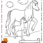desenho de cavalo para colorir