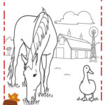 desenho de cavalo para colorir