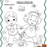 desenho para colorir dia das crianças
